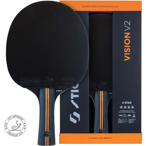 Фото - Ракетка для настольного тенниса Stiga Vision V2 4-Star FL (1214-1303-35)